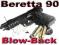 -NOWOŚĆ- Pistolet Beretta M90 na CO2 Blow-Back