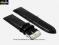 PASEK DO ZEGARKA 24  mm DILOY 702.24.1 CZARNY