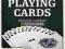 Karty pokerowe Standard niebieskie plastikowane