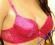 36/80 B  IDEALNY BIUST   BIUSTONOSZ PUSH-UP różowy