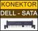 NOWY Konektor/Przelotka HDD 2.5' SATA - DELL 1720