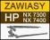 ORYGINALNE ZAWIASY HP NX7300 NX7400 /GW 12 M-CY/FV