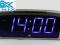 Zegar,budzik sieciowy LED XONIX 1811 niebieski