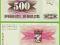 BOŚNIA 500 Dinara 1992 P14a UNC DB
