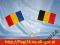 Flaga Rumunii 17x10cm - flagi Rumunia Rumuńska