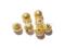 MZ024 Kulki dekoracyjne kolor złoty 8mm
