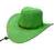 KAPELUSZ kowboy zielony KAPELUSZE F-8267Dg