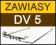 ORYGINALNE NOWE ZAWIASY HP dv5 /GW 12 M-CY/FV