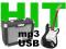 GITARA ELEKTRYCZNA + PIEC 50W COMBO +PILOT MP3,USB