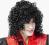 PERUKA CZARNE LOCZKI MICHAEL JACKSON HALLOWEEN