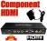 HDMI-VGA Optical Audio RCA Video Component Adapter
