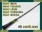 ANTENA MASZT- SEAT IBIZA TOLEDO LEON AROSA 5 mm BW