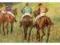 Plakat obraz 100x35cm EMA-E724 RACEHORSES IN A LAN