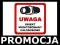 10 szt Naklejki UWAGA MONITORING KAMERA DVS
