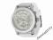 Michael Kors MK8179 Zegarek damski bialy pasek.