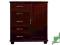 Komoda sosnowa K07NW nowość - ciemny orzech- wenge