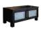 KOMODA TV DĘBOWA 100X45X45cm CZERŃ MEBLE DĘBOWE