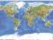 Mapa Świata - Fizyczna - plakat 91,5x61cm