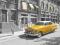 New York - taxi car - plakat 91,5x61cm