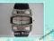HELLO KITTY ZEGAREK QUARTZ CZARNY PAESK  CYRKONIE