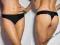 BL_Triumph SLOGGI Light Lace STRING, M czarne