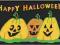 Flaga Happy Halloween 90x150cm Flag zestaw 4 flag