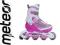 SALE! METEOR Kielce - rolki regulowane PINK #38-41