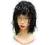 PERUKA FOLIOWA CZARNA przebranie strój bal TW/BKg