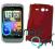 SOLID Case Etui HTC Wildfire S / G13 czerwone