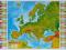 Mapa EUROPY PODKŁAD na BIURKO Podkładka