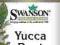 SWANSON Yucca 500mg 100kaps POPRAWIA TRAWIENIE