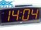 Zegar,budzik sieciowy LED XONIX 1811 bursztyn