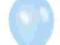 BALONY 10 cali metalizowane balon LIGHT BLUE