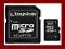 KINGSTON 4GB MICRO SDHC 4 GB SD HC + ADAPTER SD