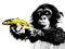 Steez Monkey Banana - plakat 91,5x61 cm