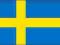 Flaga Szwecja 90x150ncm Flagi zestaw 4 flag