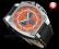 ZEGAREK BISSETCHRONOGRAF  5ATM BS25C44 NAVY ORANGE