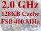 Celeron 2.0GHz/128KB Cache/400MHz FSB S.478 +PASTA