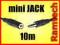 10m PRZEDŁUŻACZ MINI JACK 3,5mm - MINIJACK 3,5mm