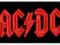AC/DC Naszywka Naszywki Muzyka