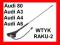 ANTENA DACHOWA AUDI 80 A3 A4 A6 RAKU-2 wzmacniacz