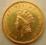 1877 -1$ Dolar Indian Princess Head -pozłacana