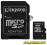 KINGSTON KARTA PAMIĘCI MICRO SD SDHC 8GB ADAPTER