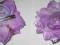 Gumka-broszka do włosów kwiat fioletowy (3)