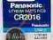 BATERIA Panasonic CR2016 CR DL 2016 1 sztuka