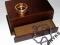EKSKLUZYWNA duża drewniana szkatułka na biżuterię