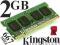 PAMIEC KINGSTON SODIMM 2GB 667MHZ HP MINI KTH-X36S