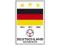 Niemcy - Flaga piłkarska - plakat 91,5x61 cm