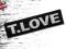 [hurra] T.LOVE - Logo - (Naszywka)