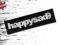 [hurra] HAPPYSAD - Logo - (Naszywka)